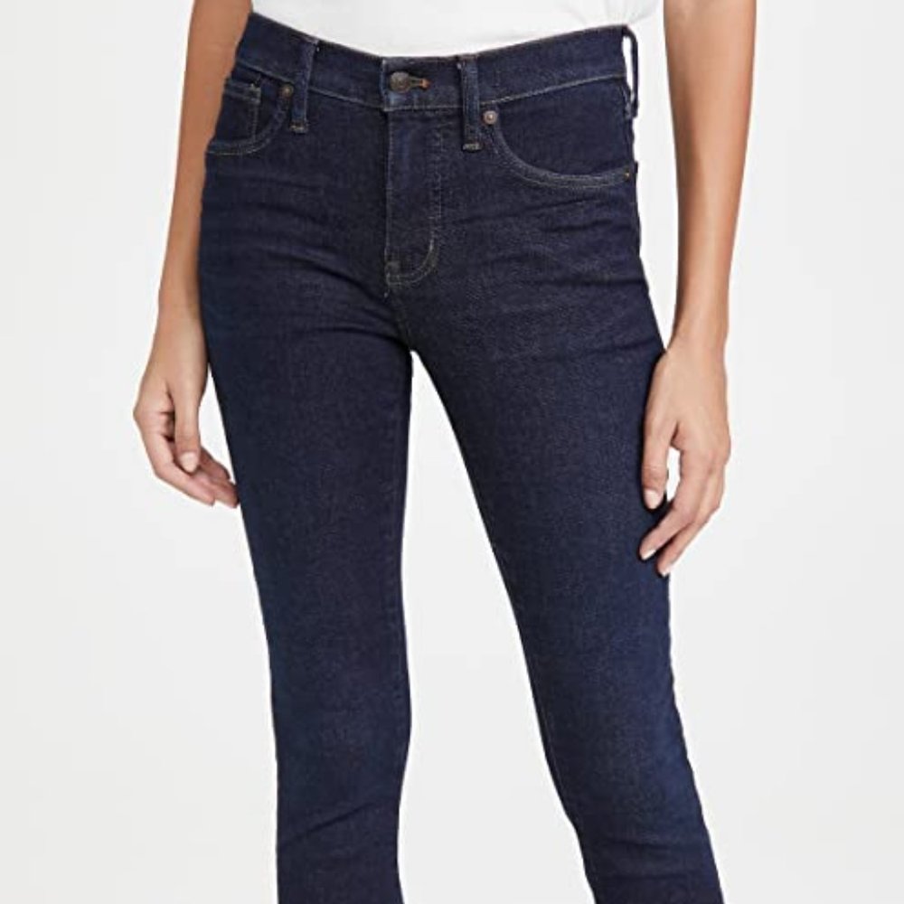 Madewell Women's 9'' Mid Rise Jeans, Orland Wash Size 27
